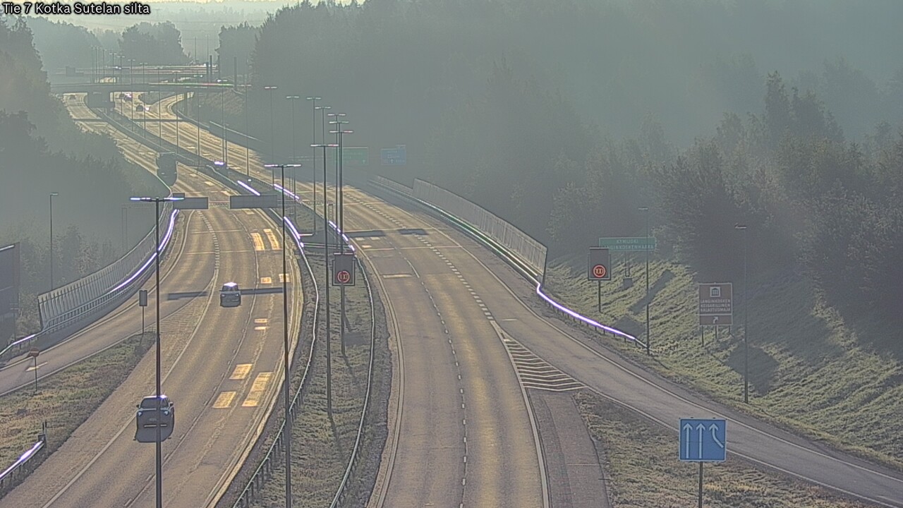 Weather Camera Image Väg 7 Kotka Sutelan silta, Kotka, Kymenlaakso