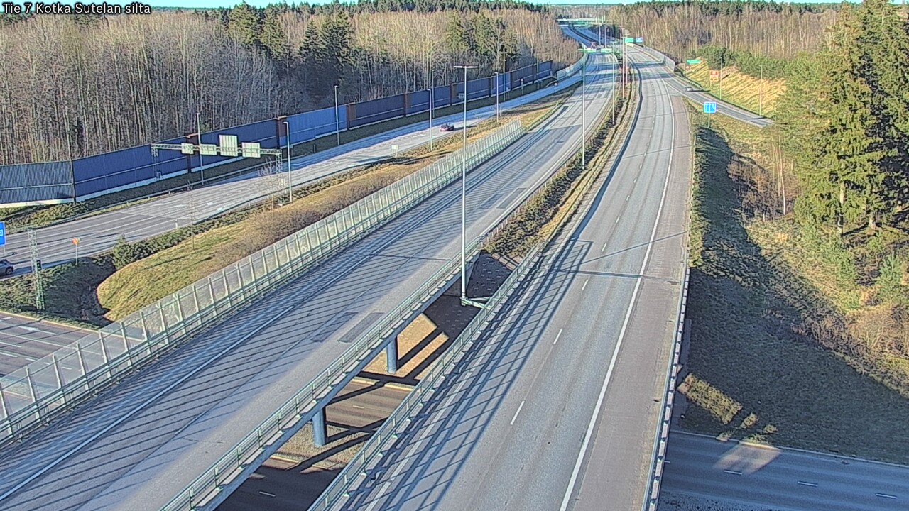 Weather Camera Image Väg 7 Kotka Sutelan silta, Kotka, Kymenlaakso