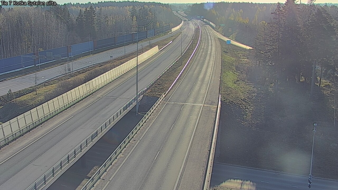 Weather Camera Image Väg 7 Kotka Sutelan silta, Kotka, Kymenlaakso