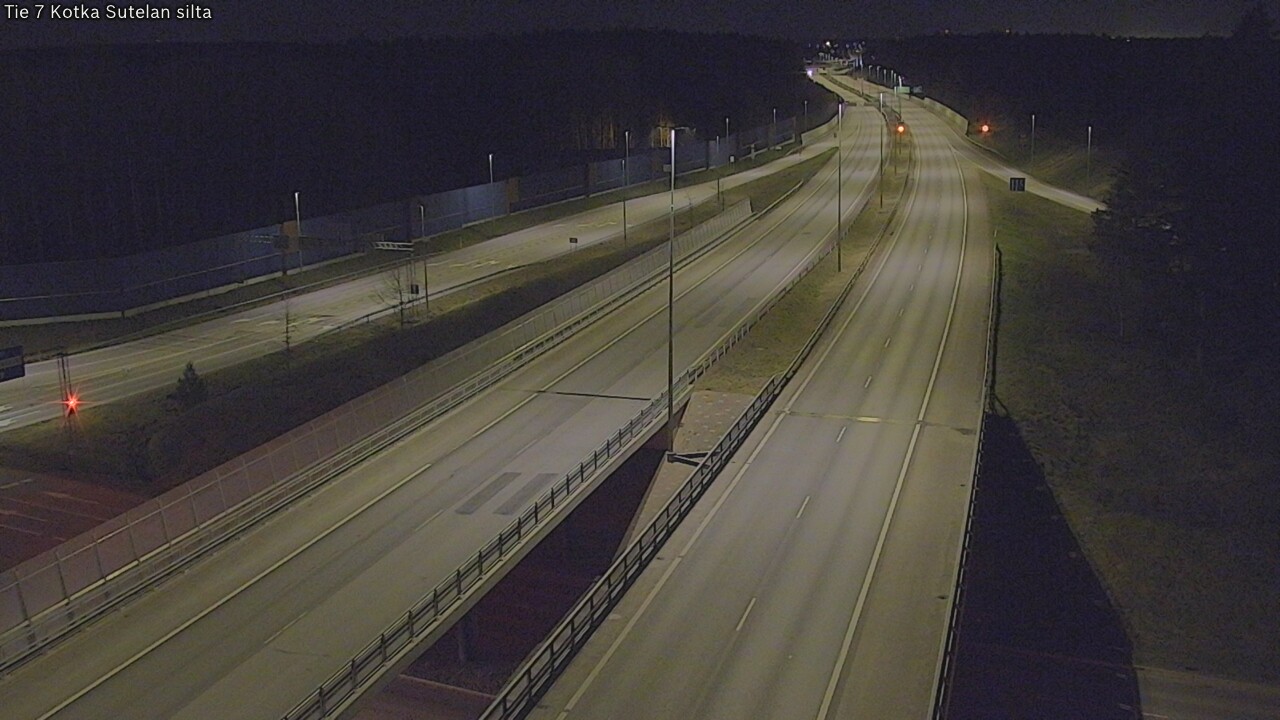 Weather Camera Image Väg 7 Kotka Sutelan silta, Kotka, Kymenlaakso