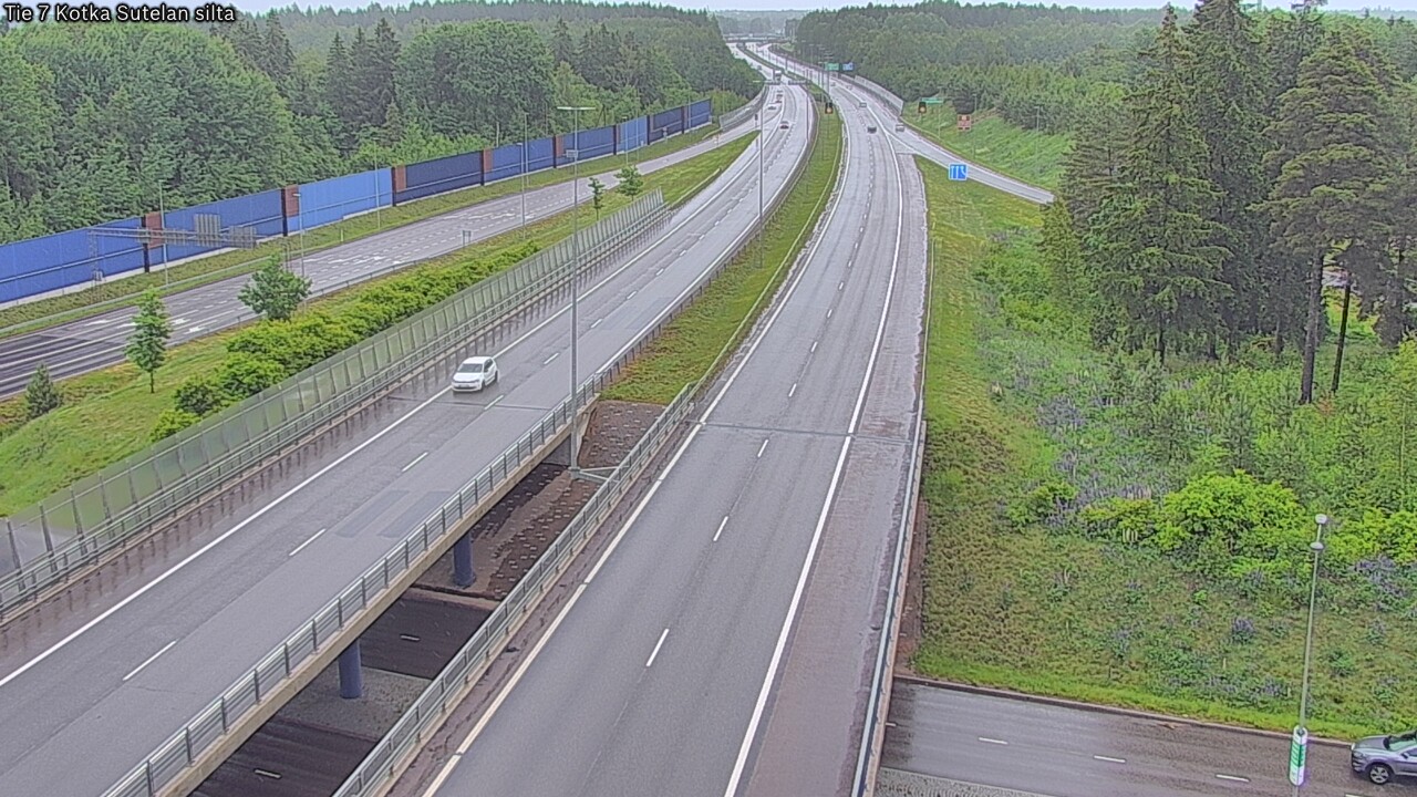 Weather Camera Image Väg 7 Kotka Sutelan silta, Kotka, Kymenlaakso
