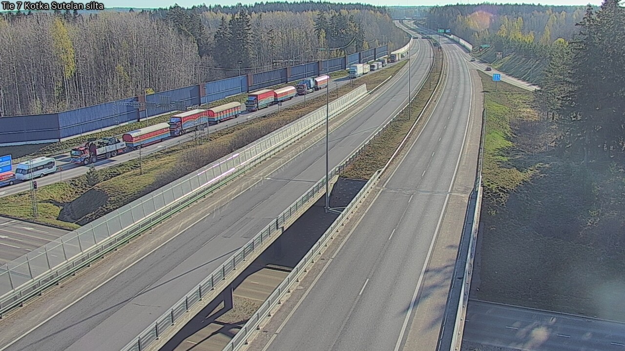 Weather Camera Image Väg 7 Kotka Sutelan silta, Kotka, Kymenlaakso
