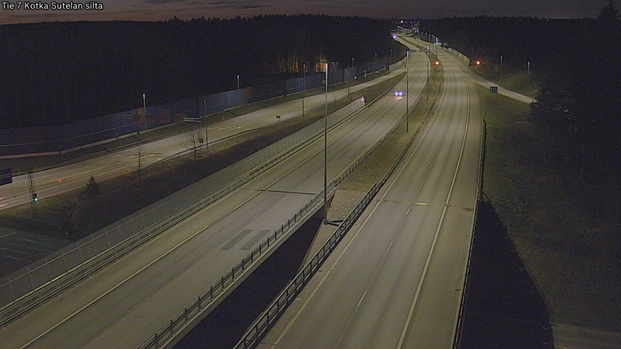 Weather Camera Image Väg 7 Kotka Sutelan silta, Kotka, Kymenlaakso