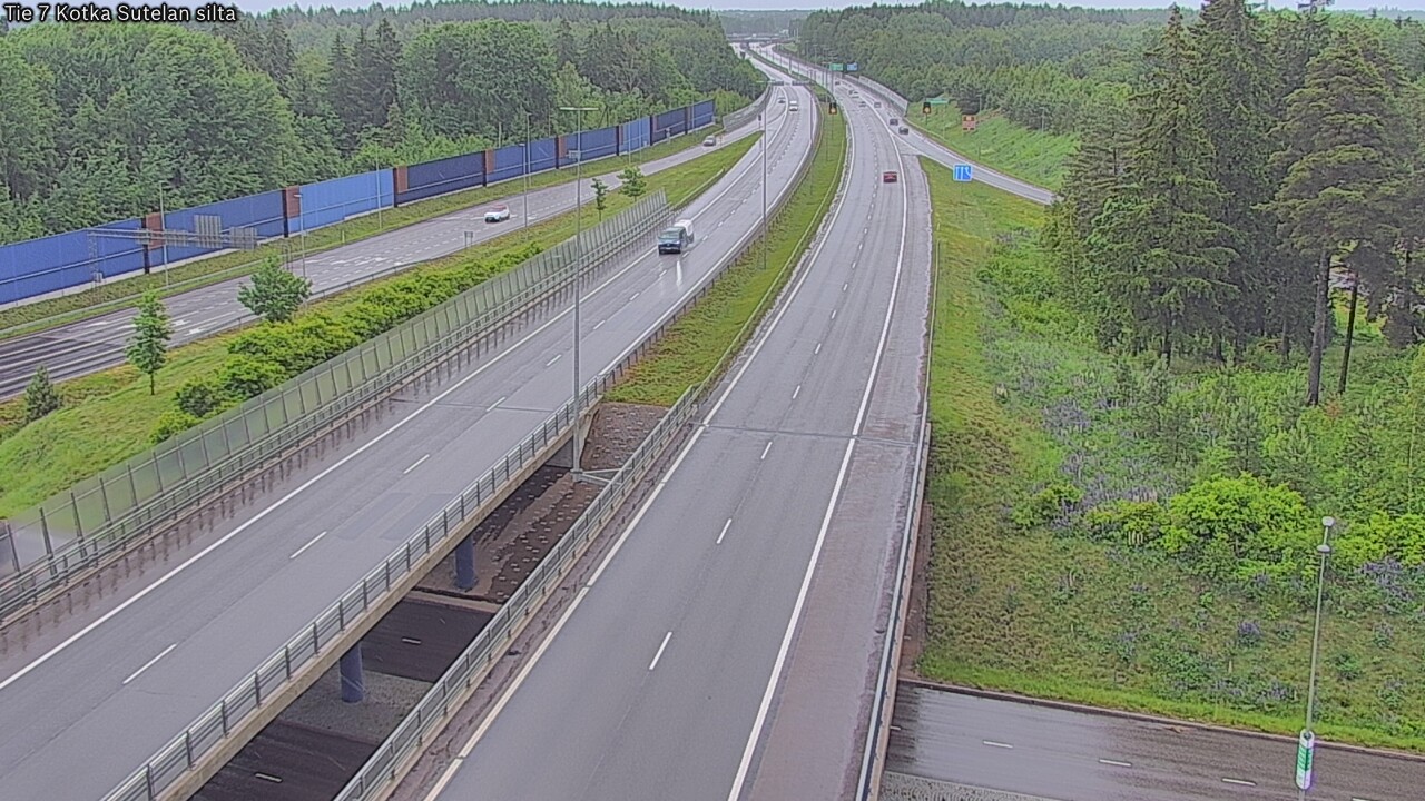 Weather Camera Image Väg 7 Kotka Sutelan silta, Kotka, Kymenlaakso