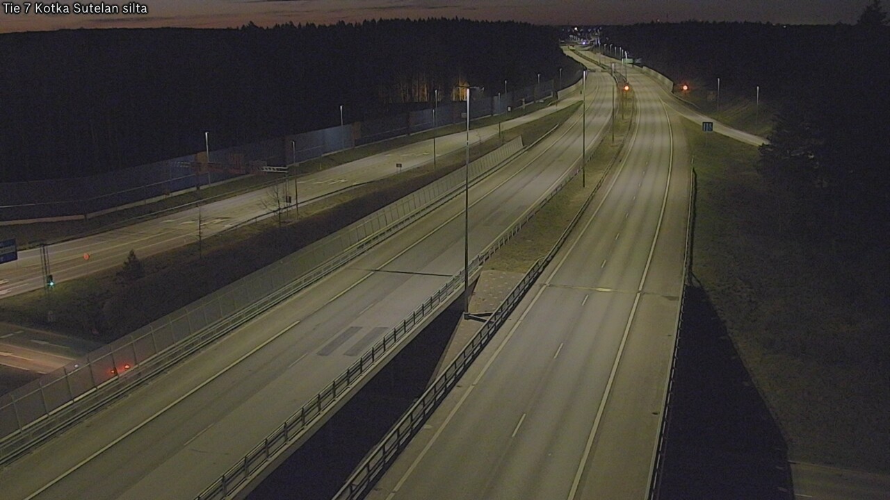 Weather Camera Image Väg 7 Kotka Sutelan silta, Kotka, Kymenlaakso