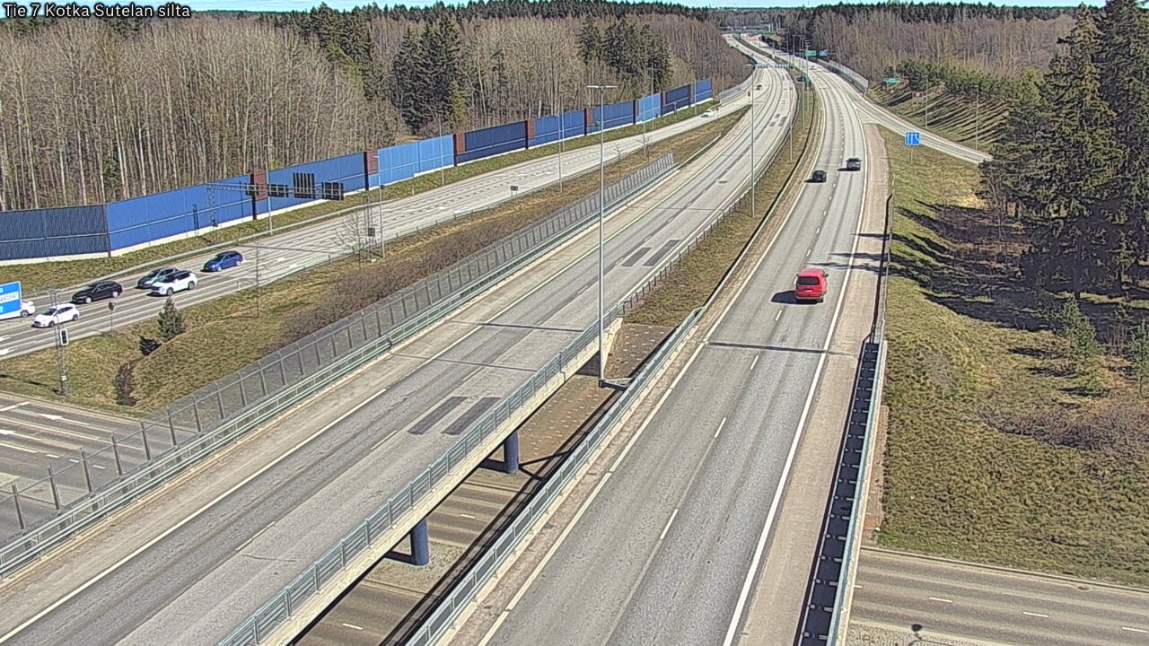 Weather Camera Image Väg 7 Kotka Sutelan silta, Kotka, Kymenlaakso