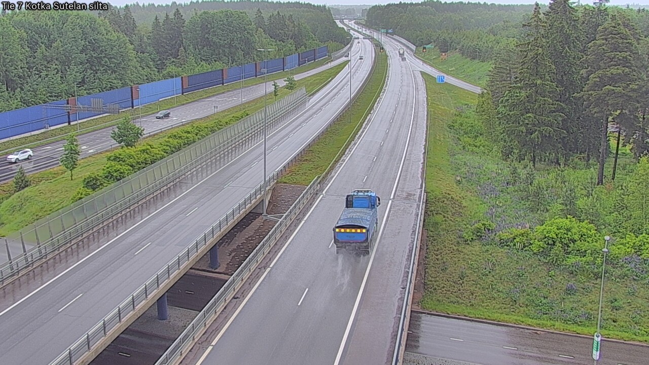 Weather Camera Image Väg 7 Kotka Sutelan silta, Kotka, Kymenlaakso