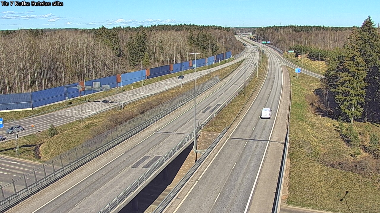 Weather Camera Image Väg 7 Kotka Sutelan silta, Kotka, Kymenlaakso