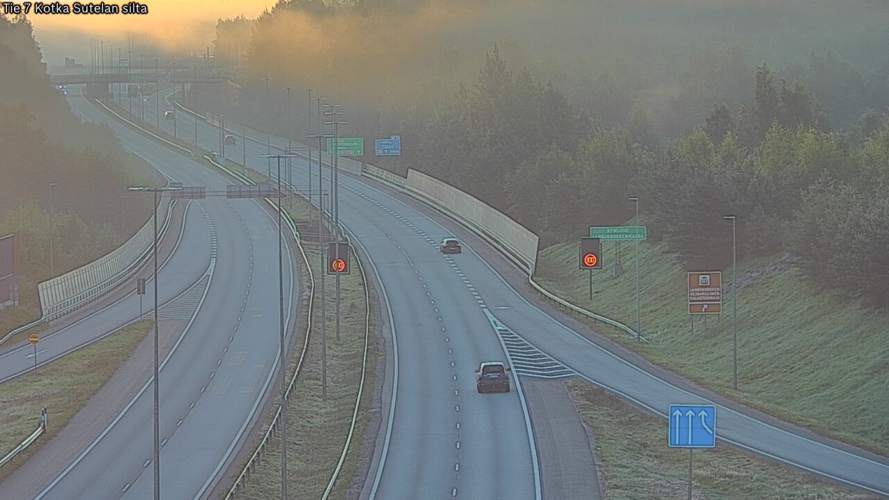 Weather Camera Image Väg 7 Kotka Sutelan silta, Kotka, Kymenlaakso
