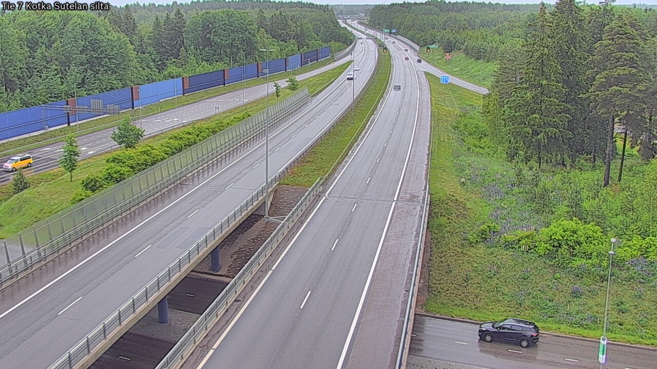 Weather Camera Image Väg 7 Kotka Sutelan silta, Kotka, Kymenlaakso