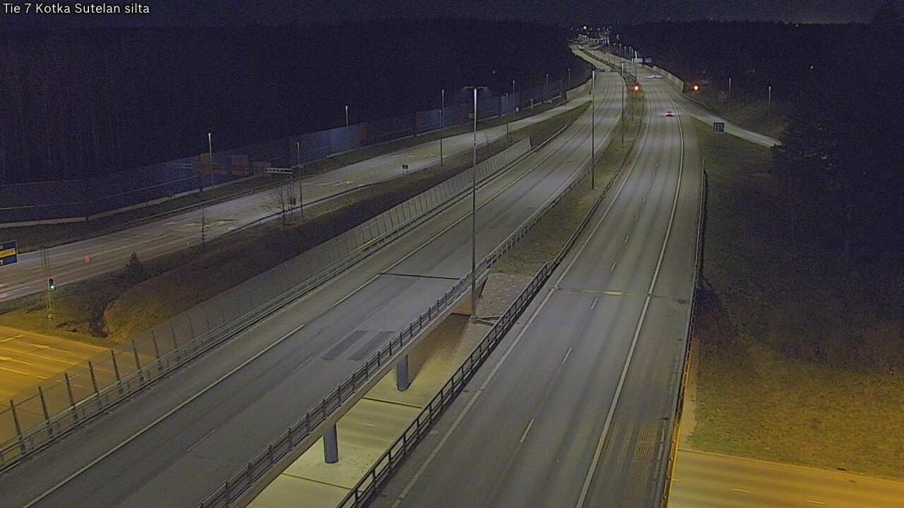 Weather Camera Image Väg 7 Kotka Sutelan silta, Kotka, Kymenlaakso