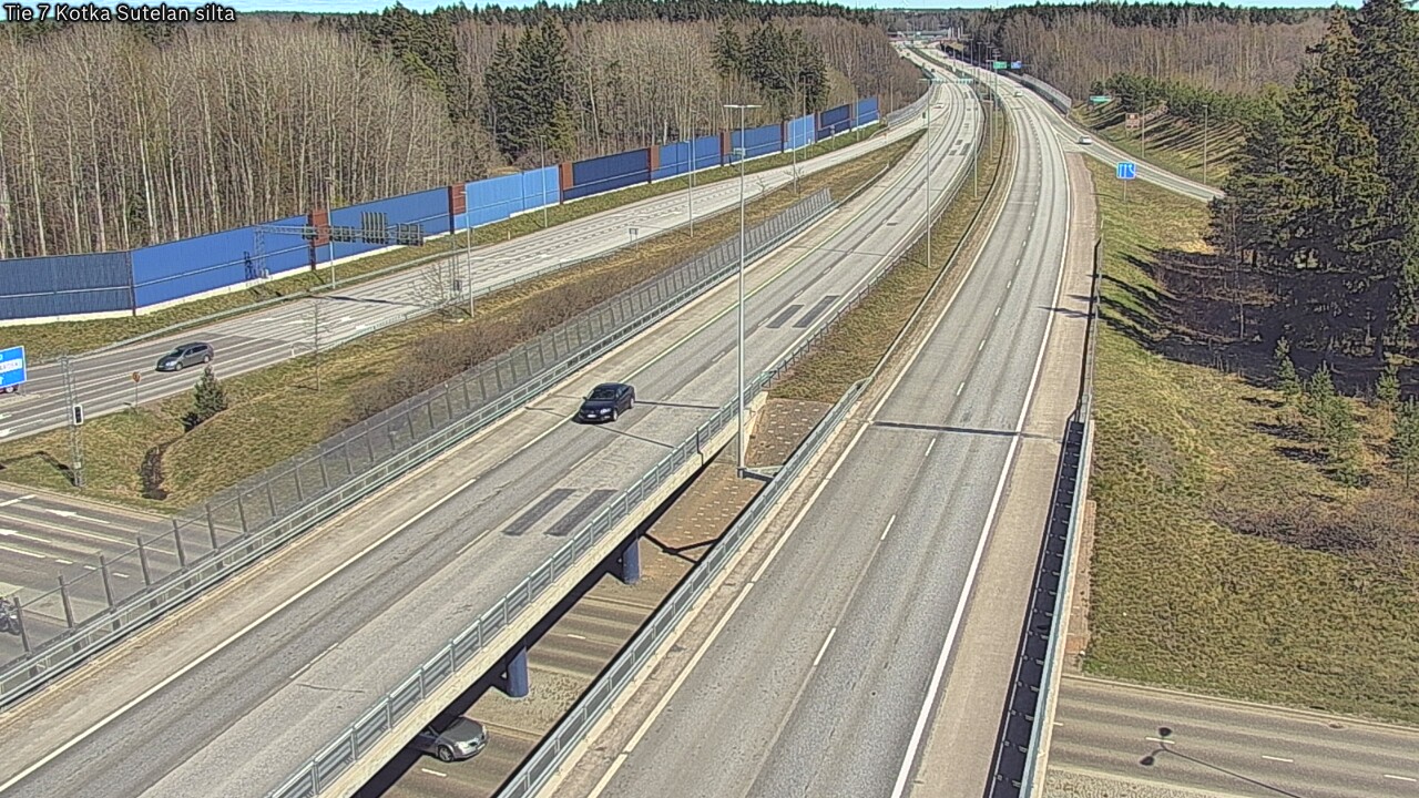 Weather Camera Image Väg 7 Kotka Sutelan silta, Kotka, Kymenlaakso