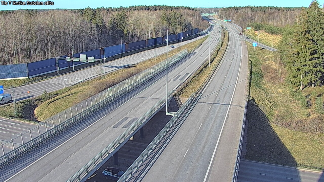 Weather Camera Image Väg 7 Kotka Sutelan silta, Kotka, Kymenlaakso