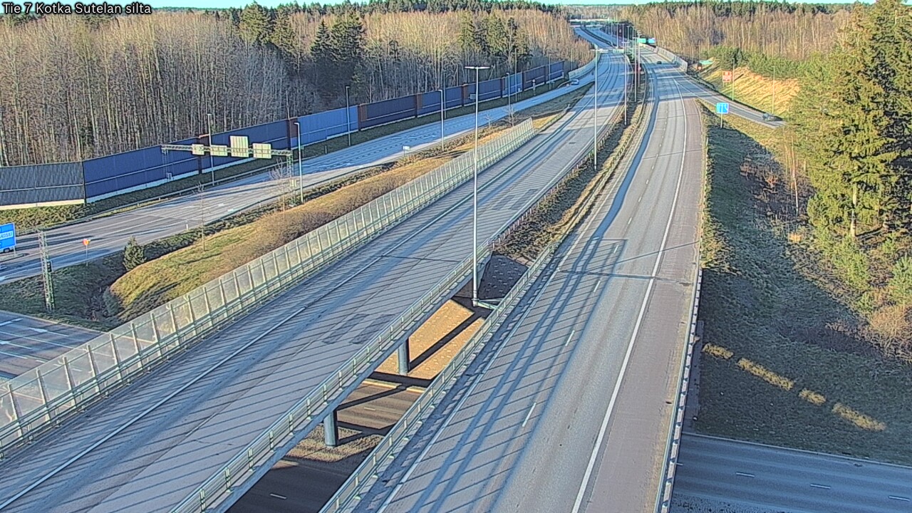 Weather Camera Image Väg 7 Kotka Sutelan silta, Kotka, Kymenlaakso
