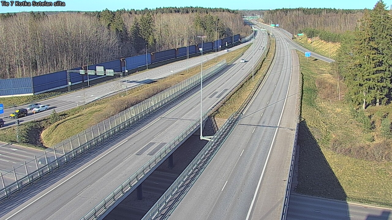Weather Camera Image Väg 7 Kotka Sutelan silta, Kotka, Kymenlaakso