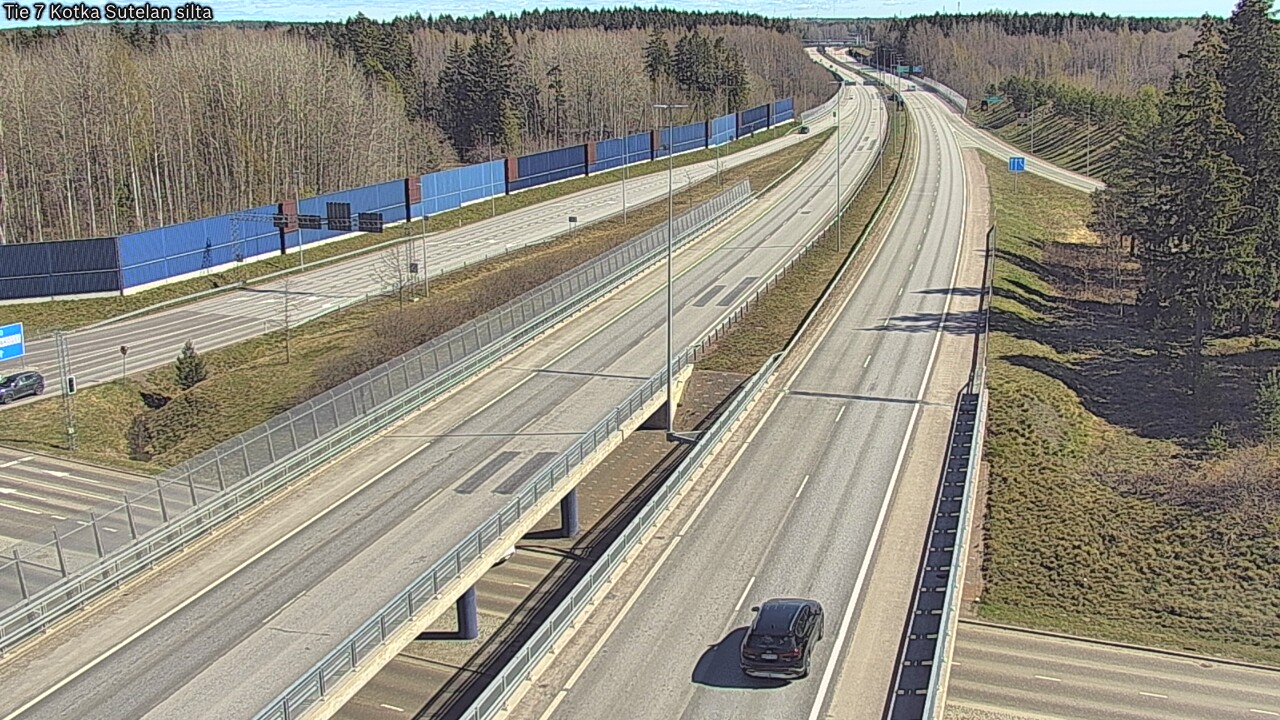 Weather Camera Image Väg 7 Kotka Sutelan silta, Kotka, Kymenlaakso