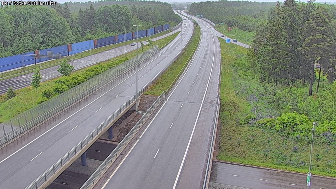 Weather Camera Image Väg 7 Kotka Sutelan silta, Kotka, Kymenlaakso