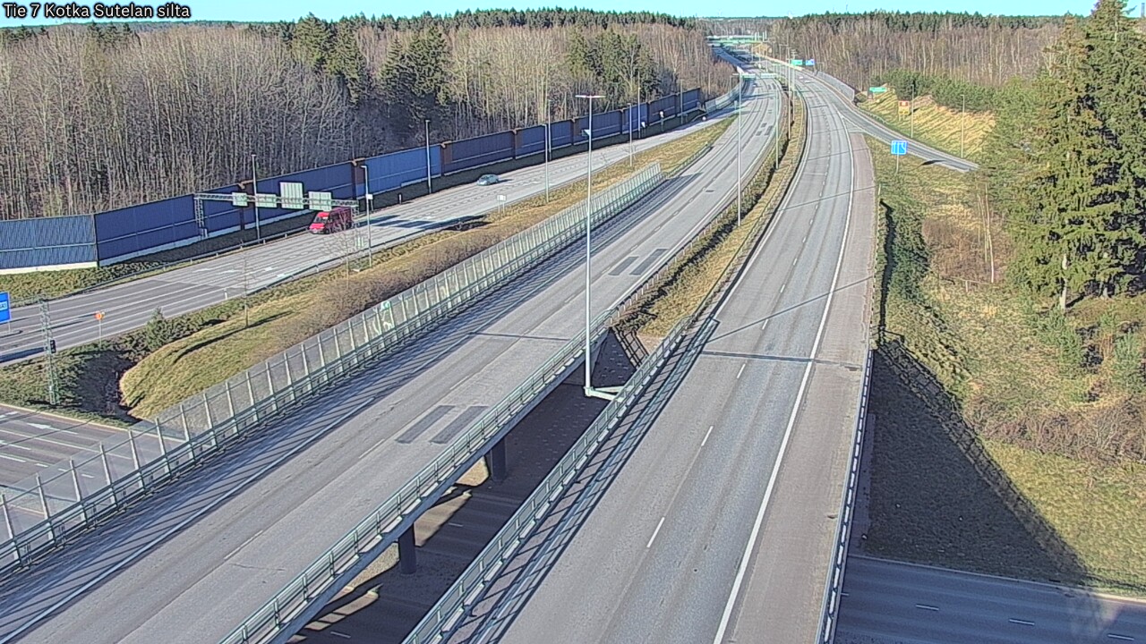 Weather Camera Image Väg 7 Kotka Sutelan silta, Kotka, Kymenlaakso