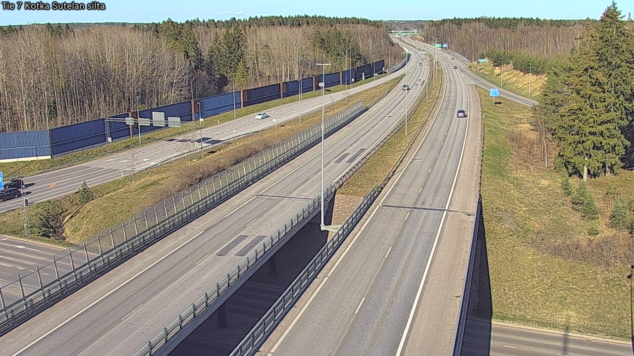 Weather Camera Image Väg 7 Kotka Sutelan silta, Kotka, Kymenlaakso