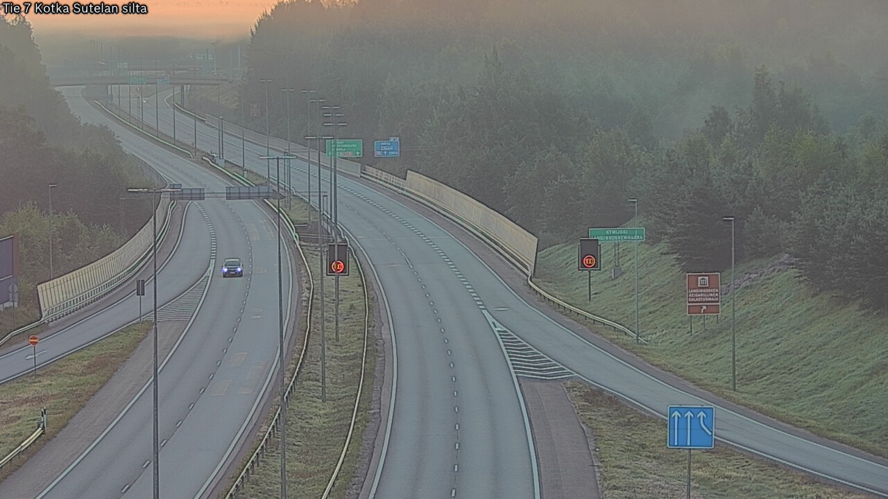 Weather Camera Image Väg 7 Kotka Sutelan silta, Kotka, Kymenlaakso