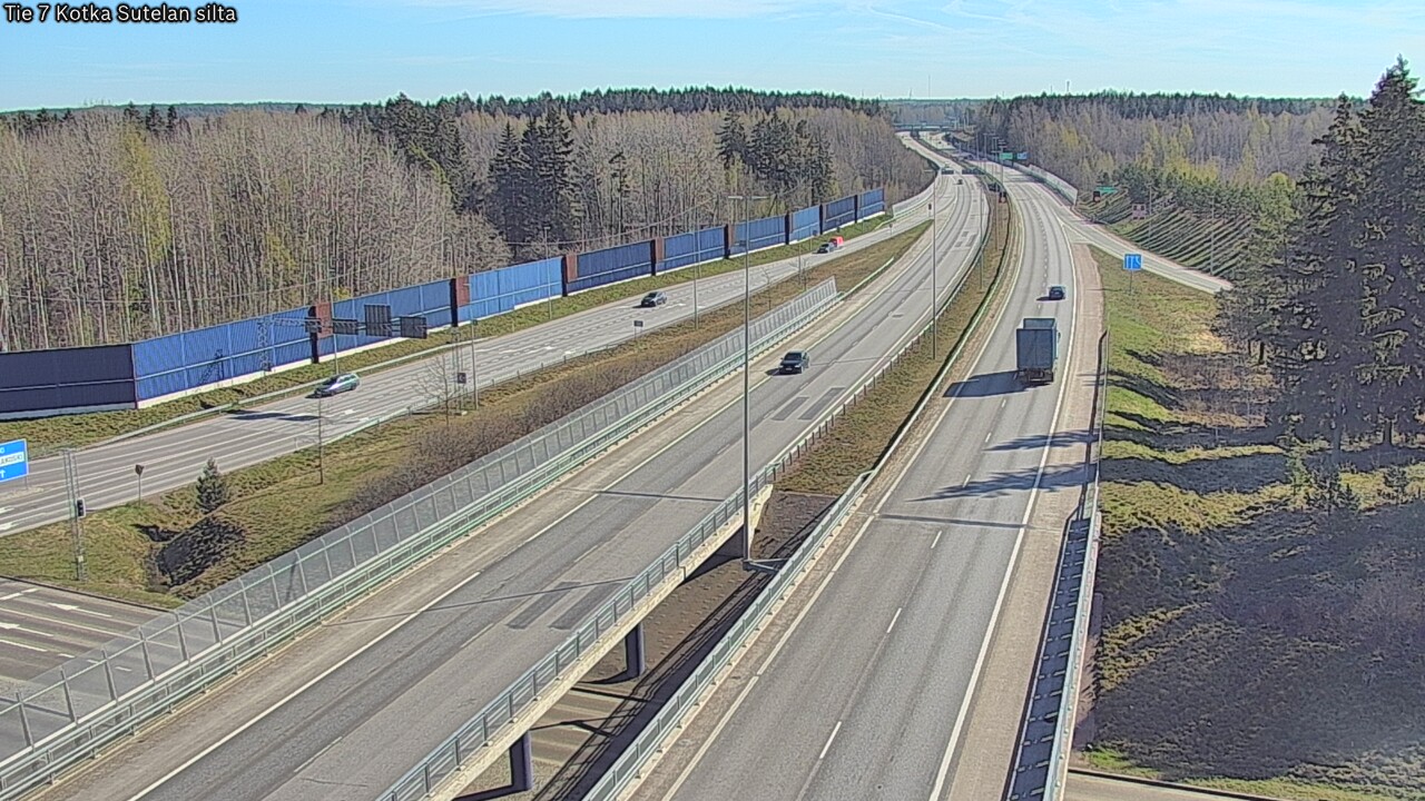 Weather Camera Image Road 7 Kotka Sutelan silta, Kotka, Kymenlaakso