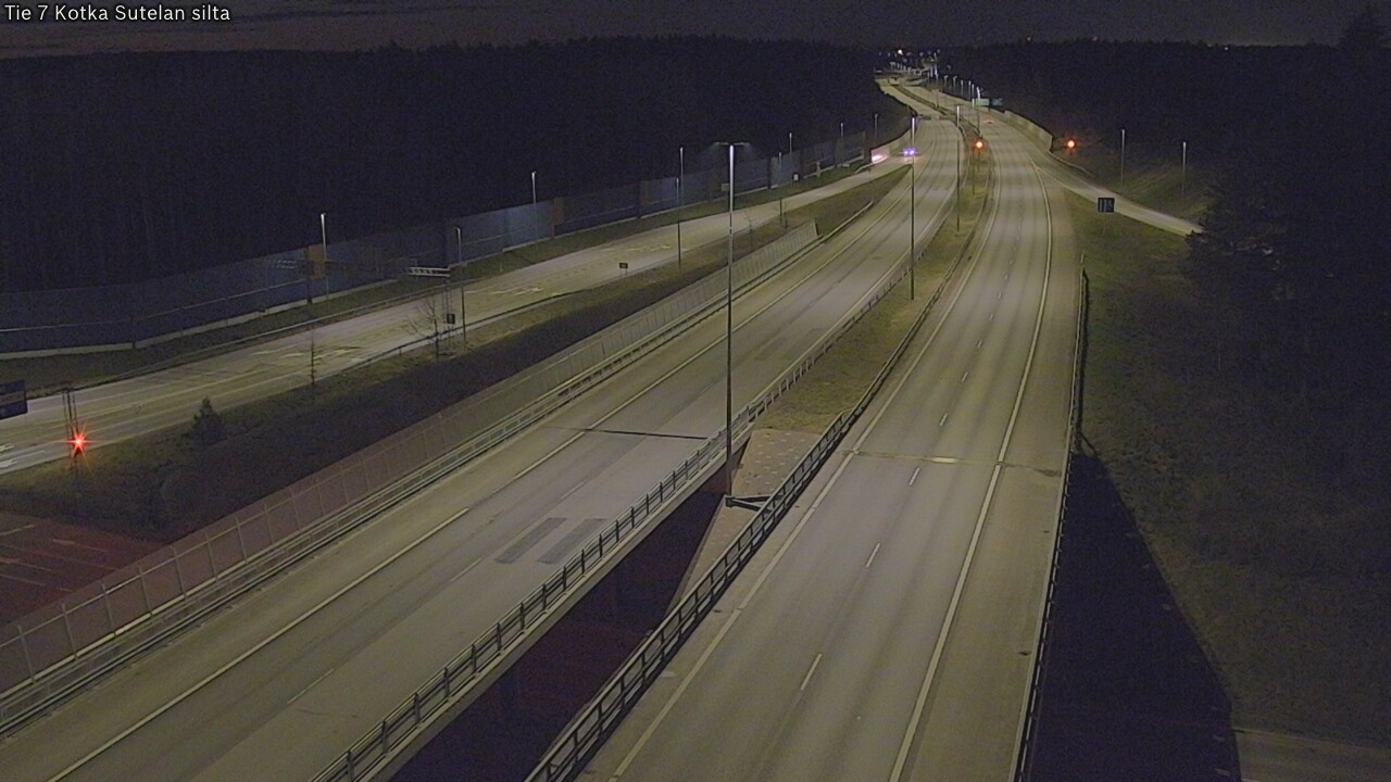 Weather Camera Image Väg 7 Kotka Sutelan silta, Kotka, Kymenlaakso