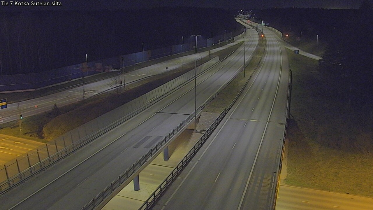 Weather Camera Image Väg 7 Kotka Sutelan silta, Kotka, Kymenlaakso