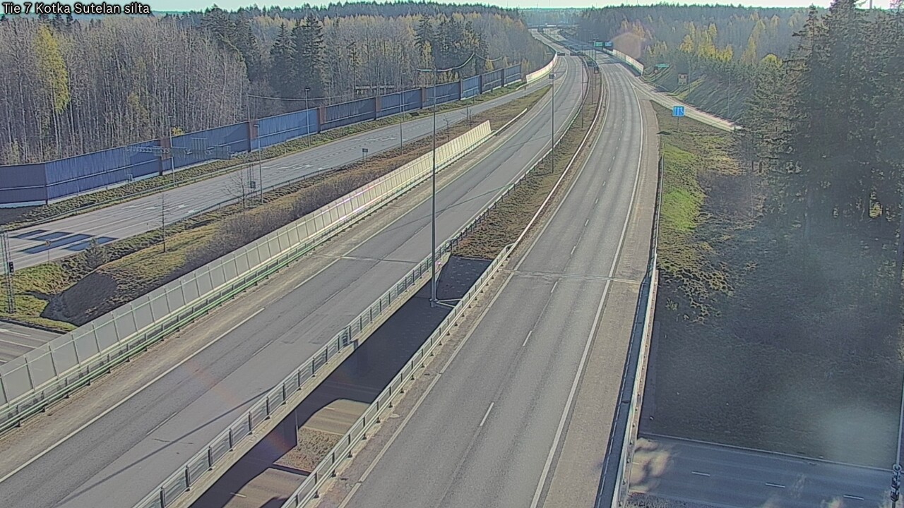 Weather Camera Image Väg 7 Kotka Sutelan silta, Kotka, Kymenlaakso