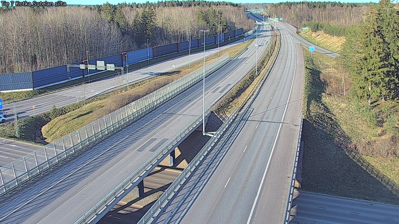 Weather Camera Image Väg 7 Kotka Sutelan silta, Kotka, Kymenlaakso