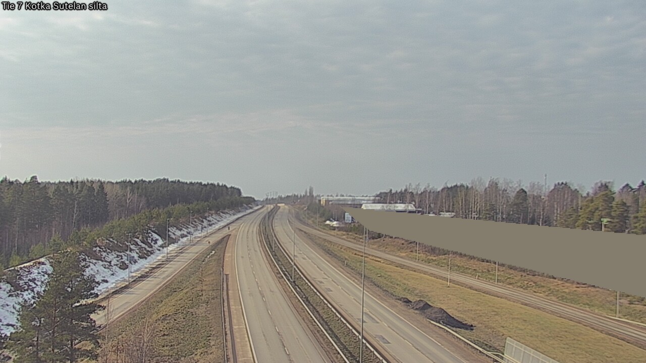 Weather Camera Image Väg 7 Kotka Sutelan silta, Kotka, Kymenlaakso