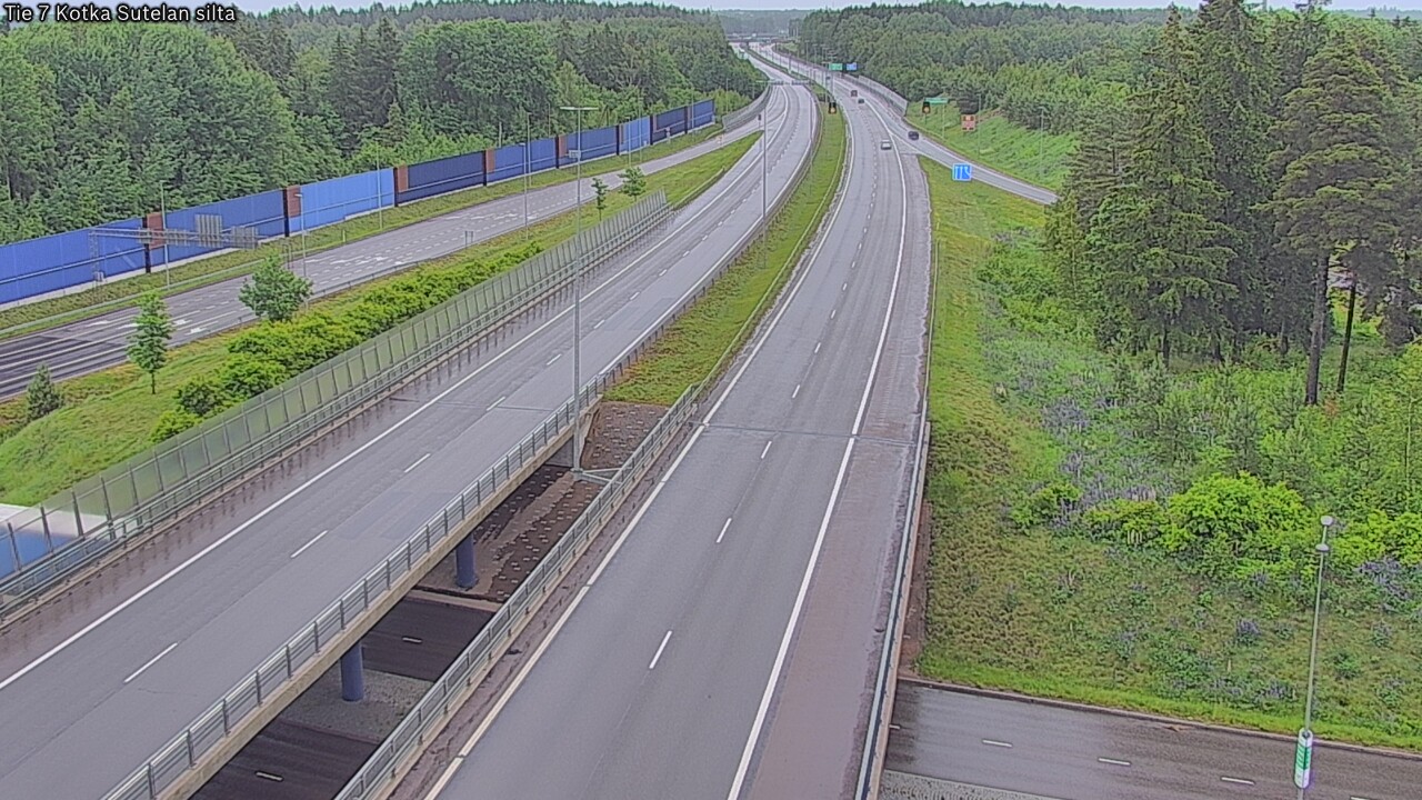 Weather Camera Image Väg 7 Kotka Sutelan silta, Kotka, Kymenlaakso