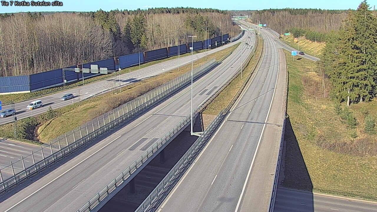 Weather Camera Image Väg 7 Kotka Sutelan silta, Kotka, Kymenlaakso