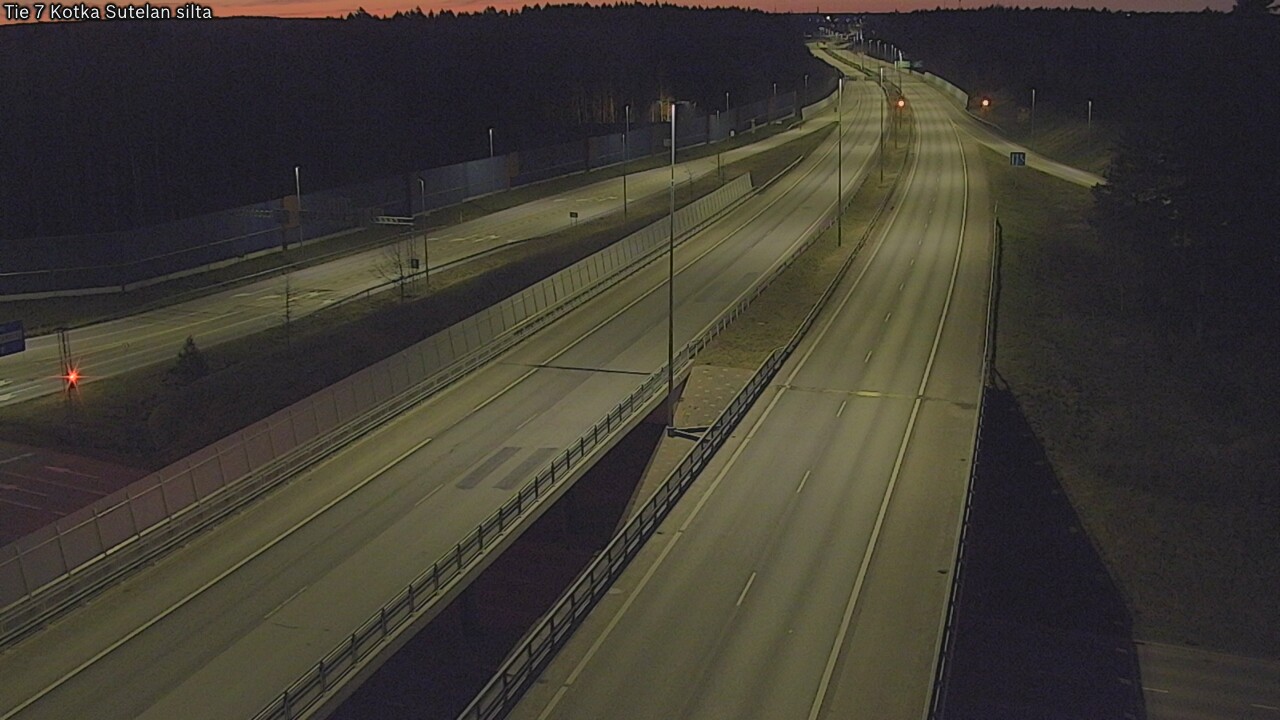 Weather Camera Image Väg 7 Kotka Sutelan silta, Kotka, Kymenlaakso