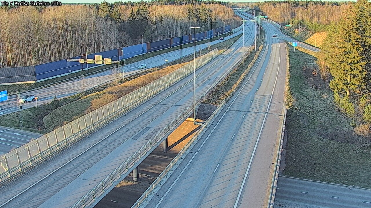 Weather Camera Image Väg 7 Kotka Sutelan silta, Kotka, Kymenlaakso