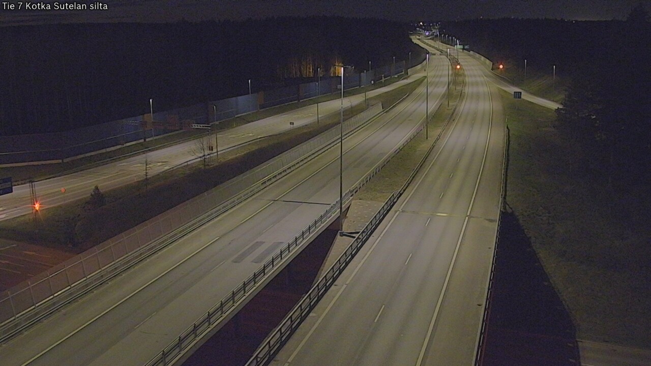 Weather Camera Image Väg 7 Kotka Sutelan silta, Kotka, Kymenlaakso