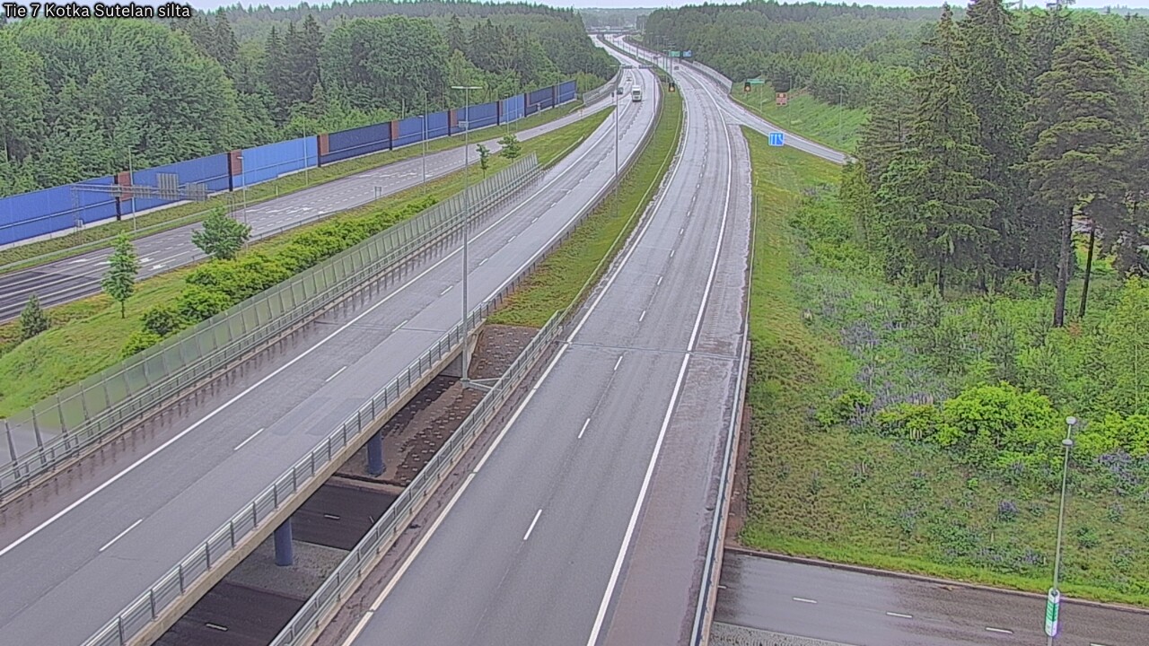 Weather Camera Image Väg 7 Kotka Sutelan silta, Kotka, Kymenlaakso