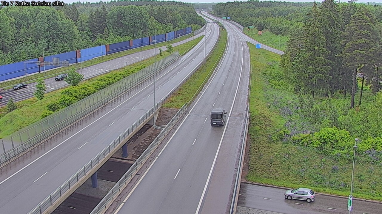 Weather Camera Image Väg 7 Kotka Sutelan silta, Kotka, Kymenlaakso
