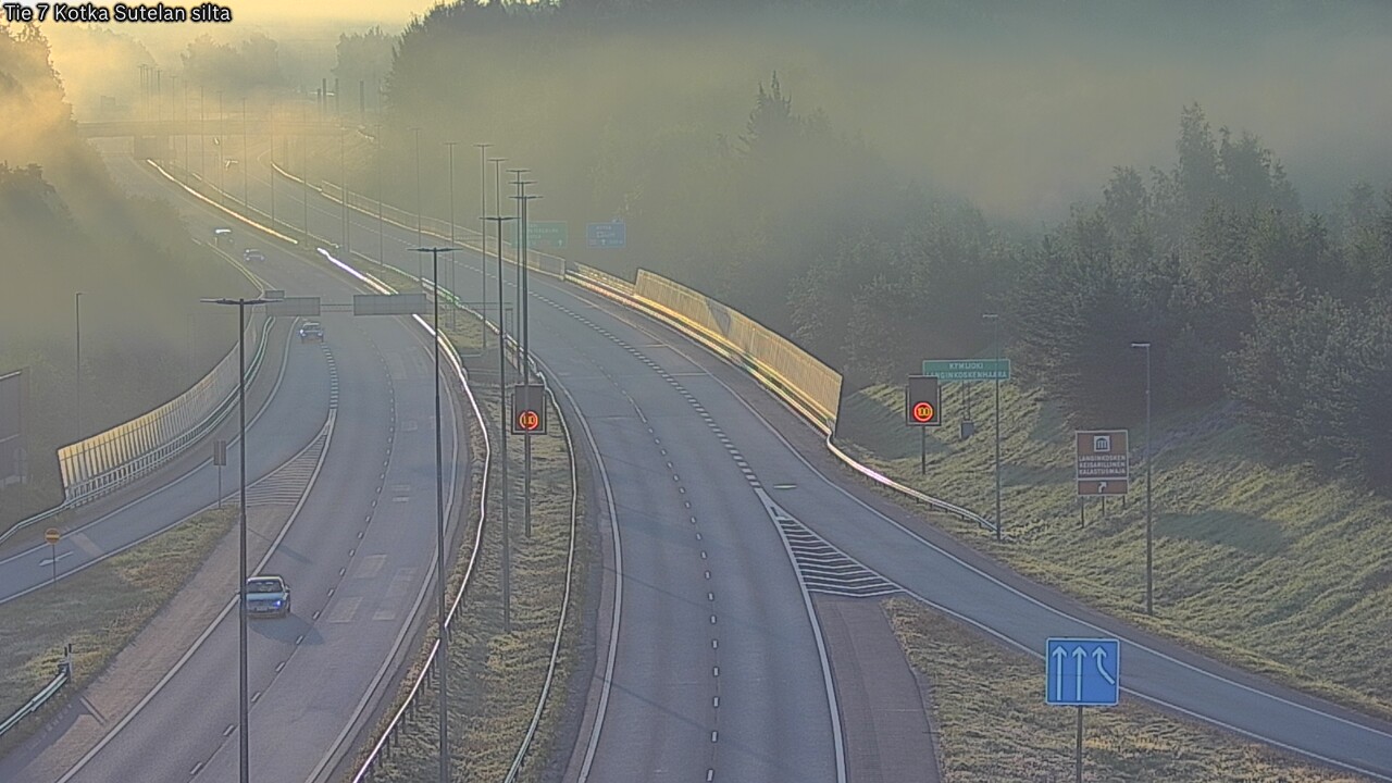 Weather Camera Image Väg 7 Kotka Sutelan silta, Kotka, Kymenlaakso