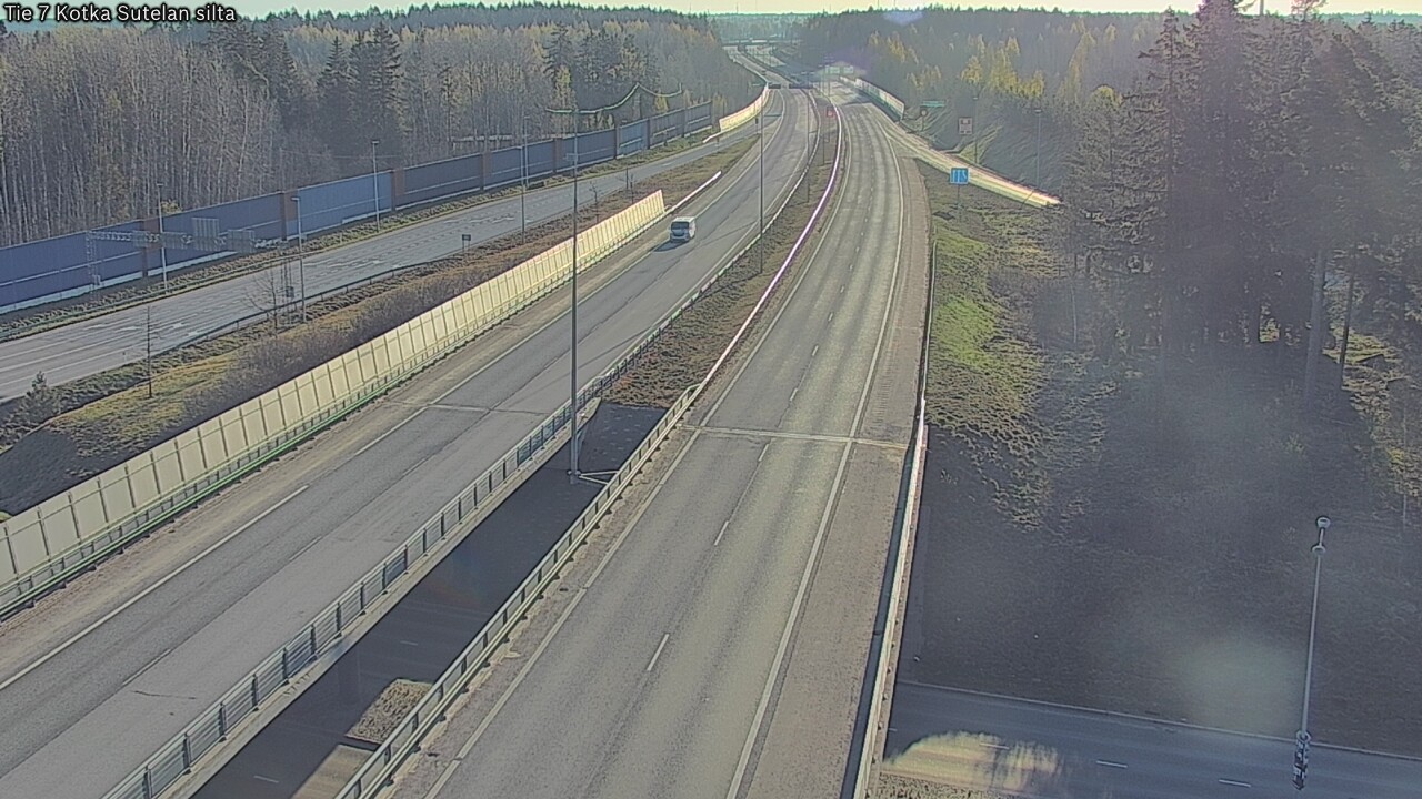 Weather Camera Image Väg 7 Kotka Sutelan silta, Kotka, Kymenlaakso