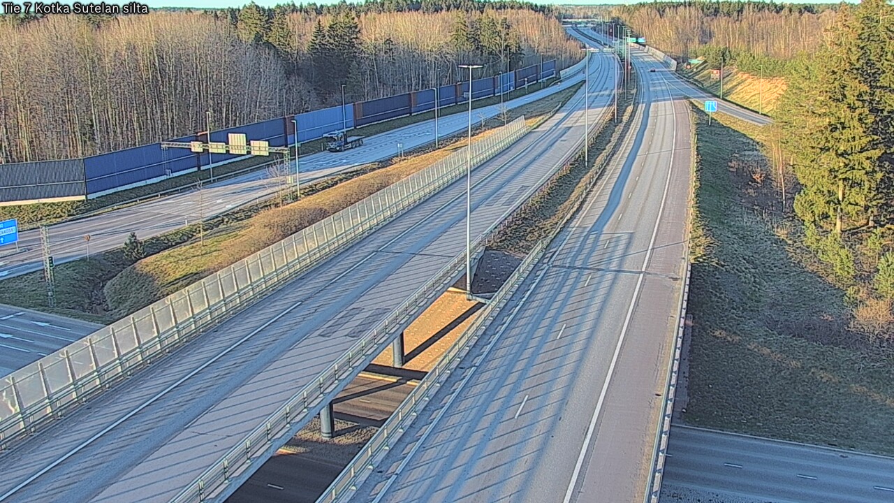 Weather Camera Image Väg 7 Kotka Sutelan silta, Kotka, Kymenlaakso