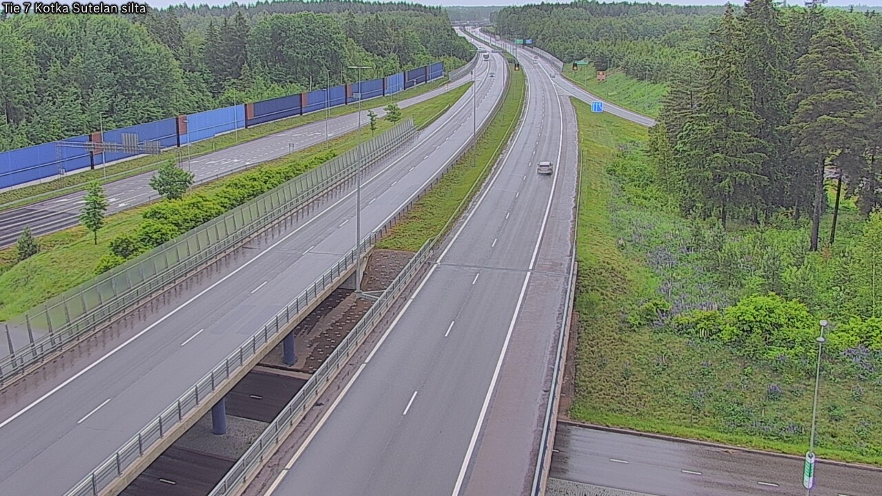 Weather Camera Image Väg 7 Kotka Sutelan silta, Kotka, Kymenlaakso