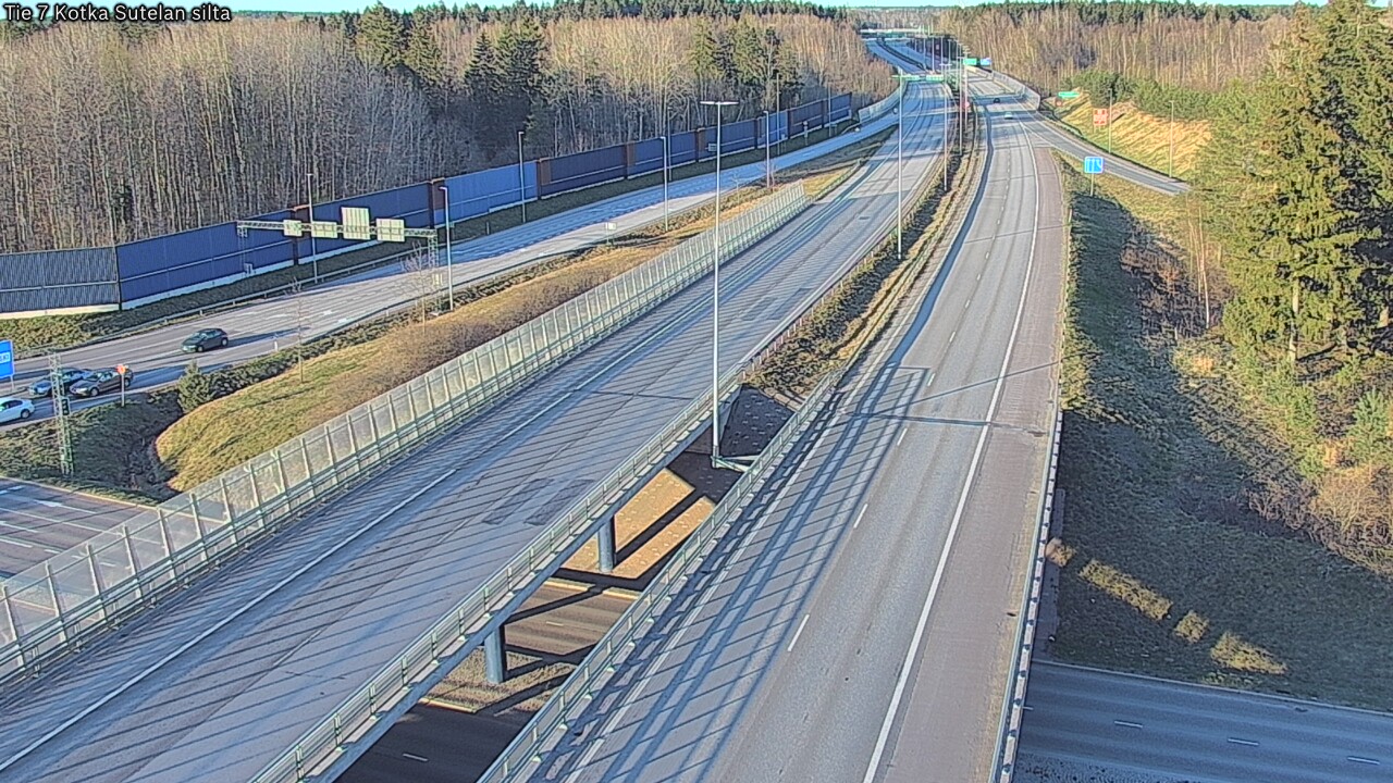Weather Camera Image Väg 7 Kotka Sutelan silta, Kotka, Kymenlaakso