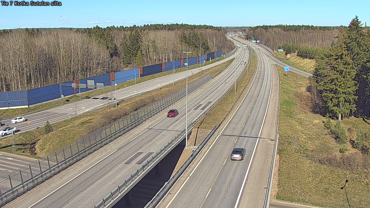 Weather Camera Image Väg 7 Kotka Sutelan silta, Kotka, Kymenlaakso