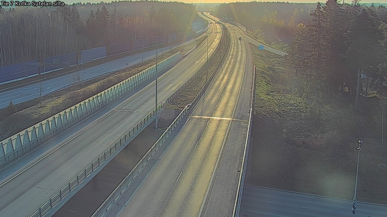 Weather Camera Image Väg 7 Kotka Sutelan silta, Kotka, Kymenlaakso