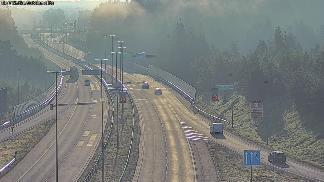Weather Camera Image Väg 7 Kotka Sutelan silta, Kotka, Kymenlaakso