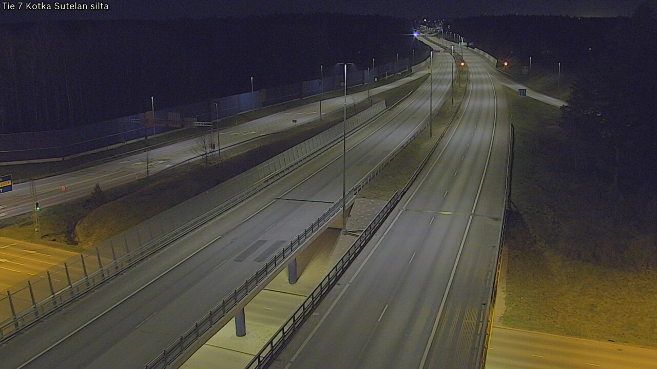 Weather Camera Image Väg 7 Kotka Sutelan silta, Kotka, Kymenlaakso