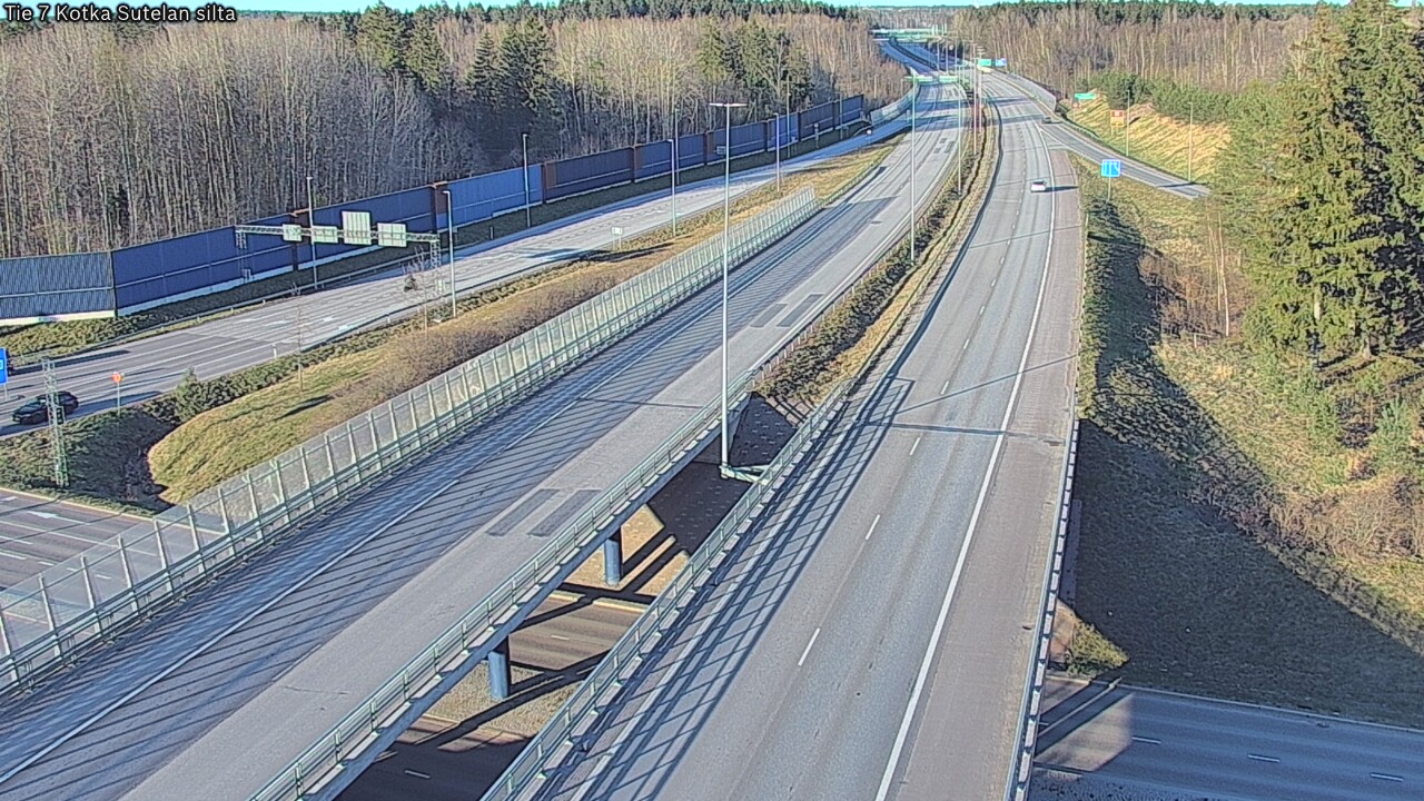 Weather Camera Image Väg 7 Kotka Sutelan silta, Kotka, Kymenlaakso