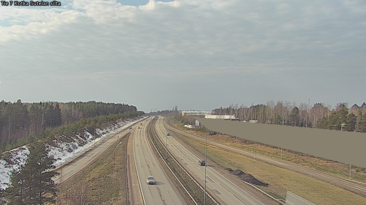 Weather Camera Image Väg 7 Kotka Sutelan silta, Kotka, Kymenlaakso