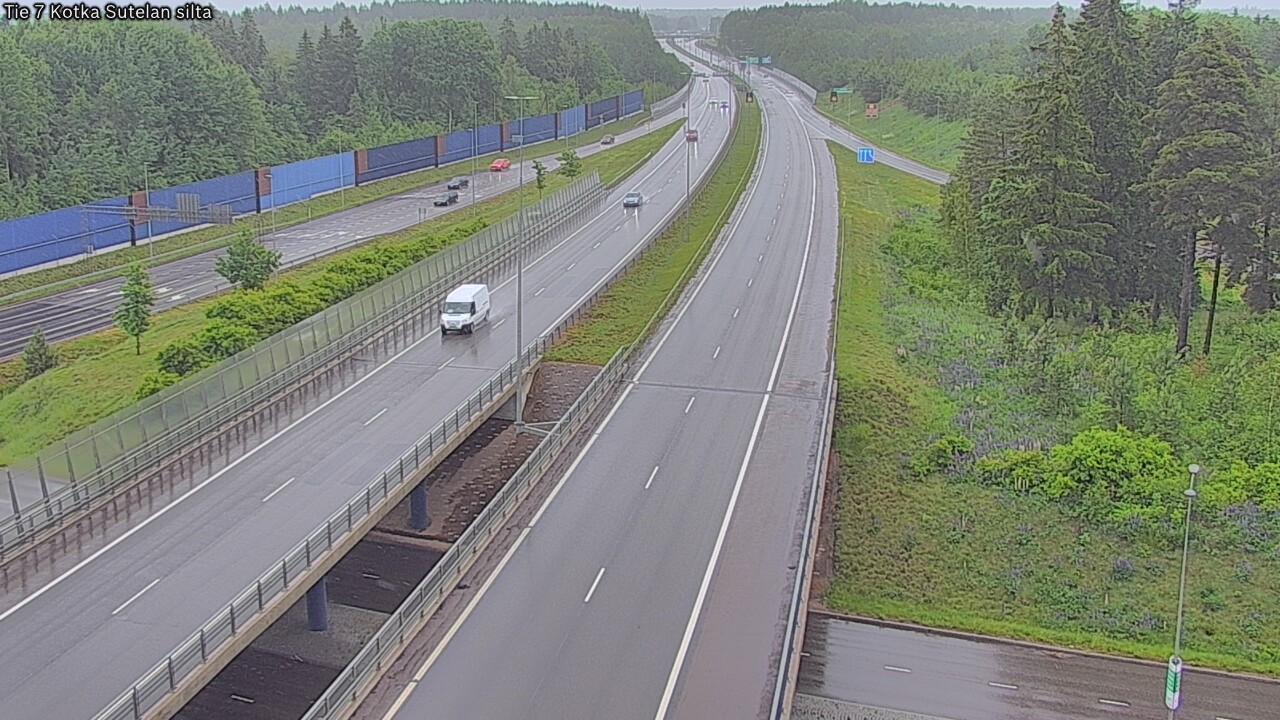 Weather Camera Image Väg 7 Kotka Sutelan silta, Kotka, Kymenlaakso