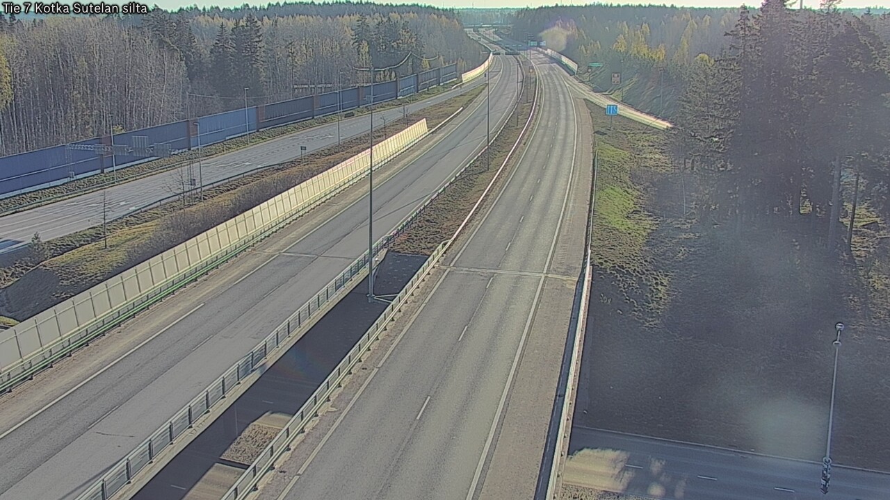 Weather Camera Image Väg 7 Kotka Sutelan silta, Kotka, Kymenlaakso